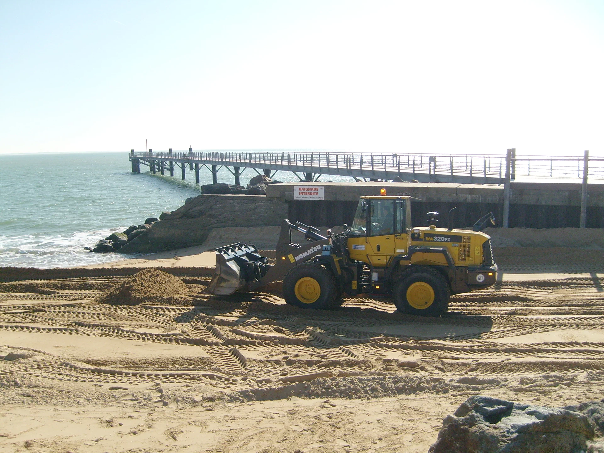 Réalisation de travaux de terrassement à La Tranche sur Mer par Bulteau TP